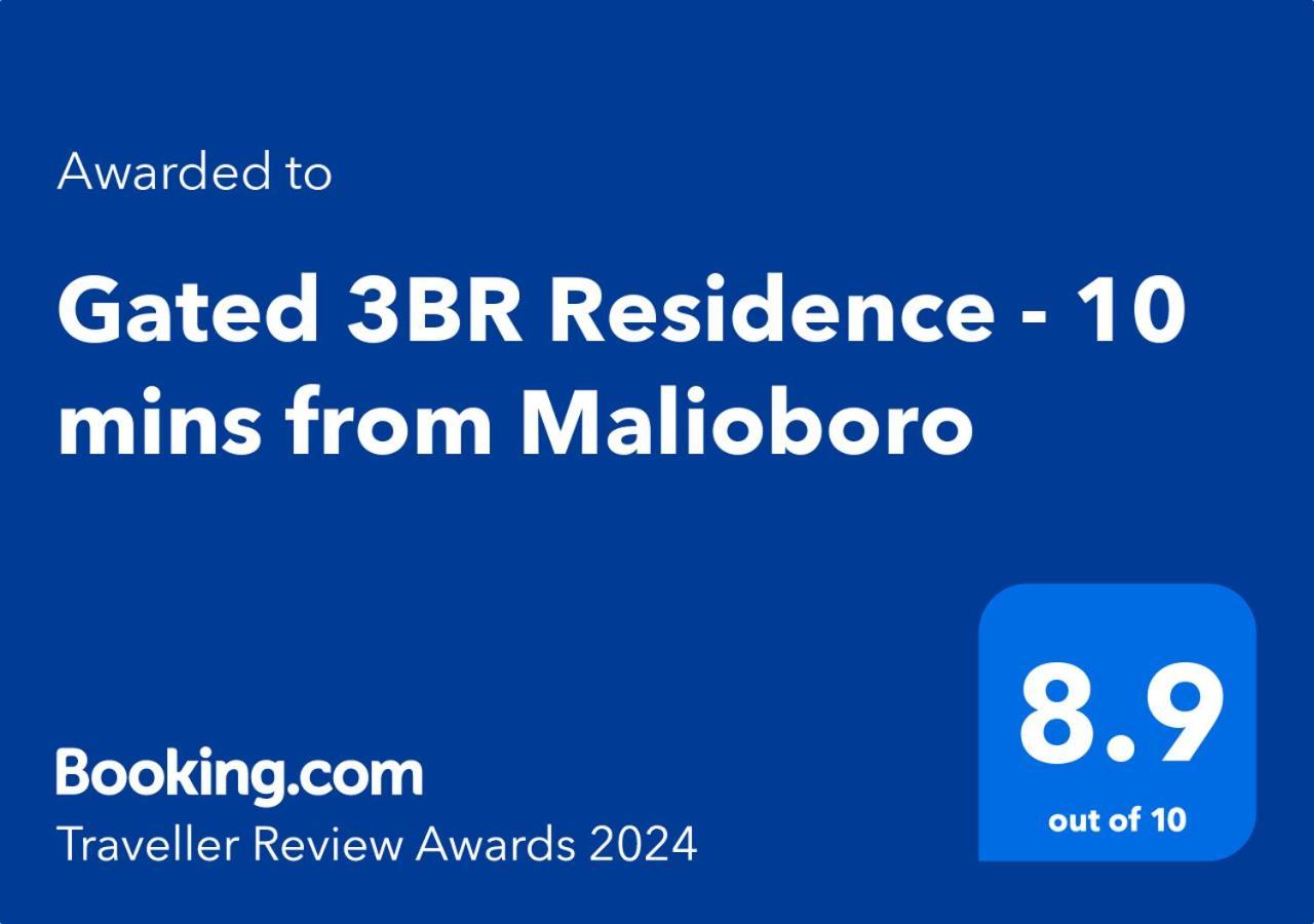 Gated 3Br Residence - 10 Mins From Malioboro Джокьякарта Экстерьер фото